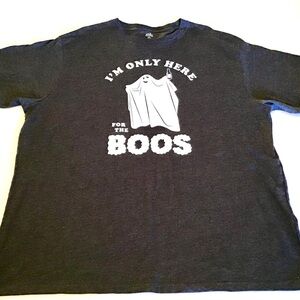 Men's Dark Grey Halloween Graphic Tee - Short Sleeve